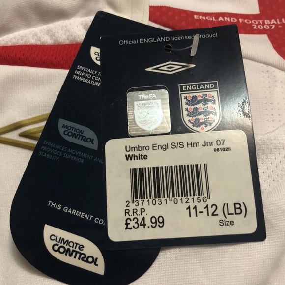 England National Team Home Football Shirt - Picture 2 of 10